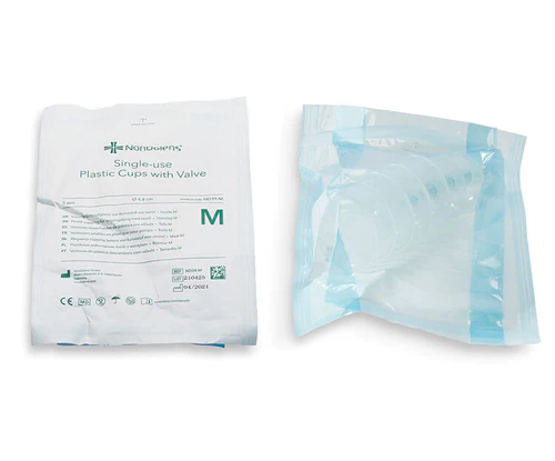 Disposable Massage cups medium Ø 4,8cm - 5 stuks met ventiel