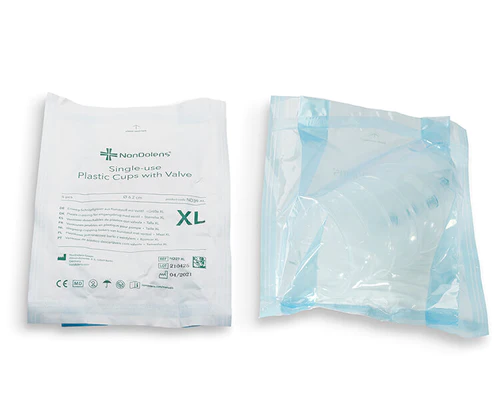 Disposable Massage cups extra large Ø 6,2cm - 5 stuks met ventiel