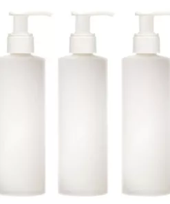 3x Rond flesje met pomp 250ml (Geschikt voor onze olieverwarmer)