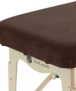 Badstof Hoeslaken Massagetafel zonder uitsparing - Chocoladebruin