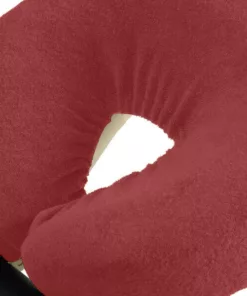 Alternative view of Badstof Hoofdsteunhoesje Donkerrood ZENGROWTH
