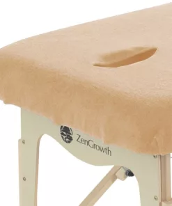 Badstof Hoeslaken Massagetafel met uitsparing ZENGROWTH - Lichtbruin