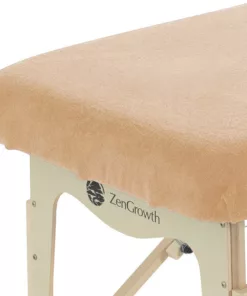 Badstof Hoeslaken Massagetafel zonder uitsparing - Lichtbruin
