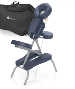 ZENGROWTH Massagestoel Valo Inklapbaar Zwart - Marineblauw