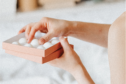 Masmoi - Lavande massage pearls open doosje Masmoi - Lavande massage pearls open doosje