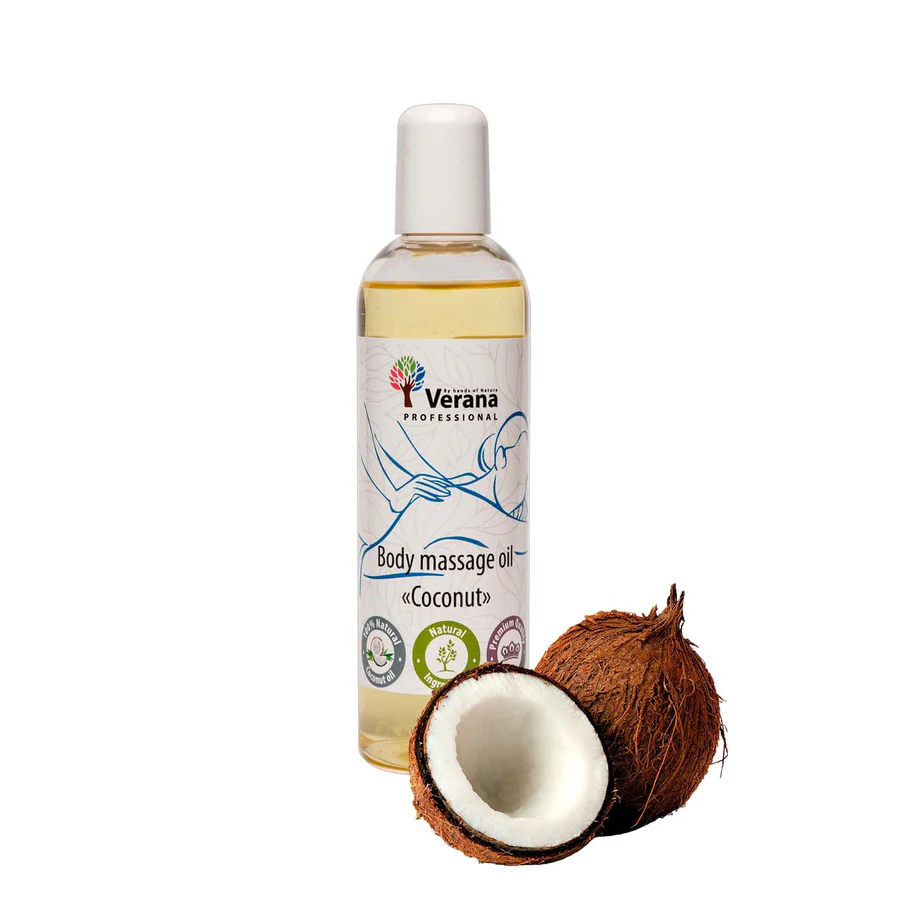 Verana 100% natuurlijke Massageolie Kokos 250ml-1