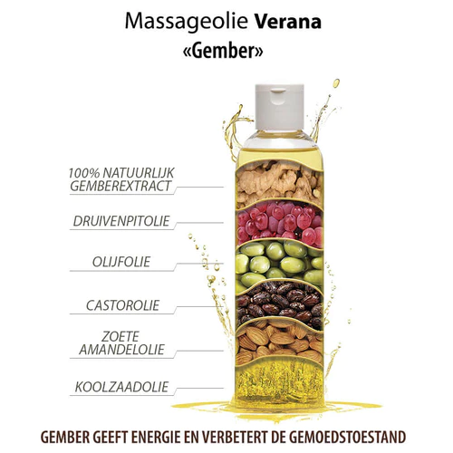 Verana Massageolie Gember 1l3 Verana Massageolie Gember 1l3