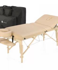 ZENGROWTH Inklapbare Massagetafel Nimman Beige