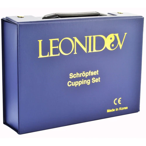 Cuppingset met 17 cuppingbekers met pomp