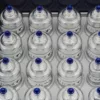 Cuppingset met 17 cuppingbekers met pomp