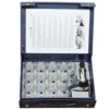 Cuppingset met 17 cuppingbekers met pomp